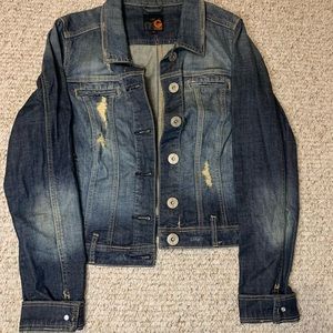 G by Guess Distressed Jean Jacket